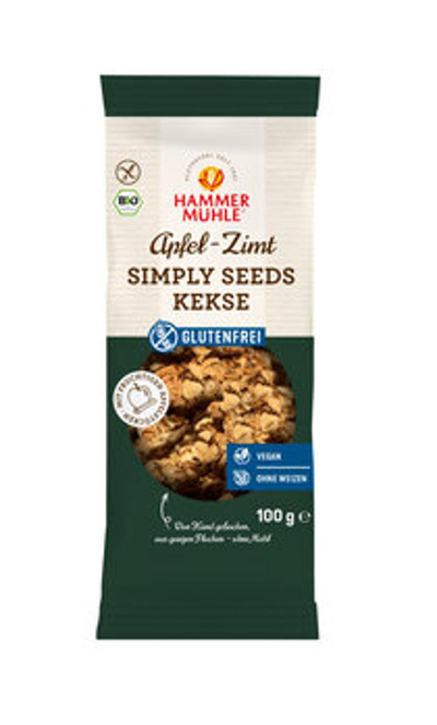 Produktfoto zu Simply Seeds Kekse Apfel Zimt, 100 g