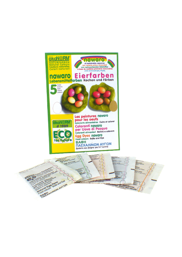 Produktfoto zu Eier-Färbefarben 5-Naturfarben