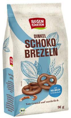 Produktfoto zu Dinkel Schoko Brezeln Vollmilch, 90 g