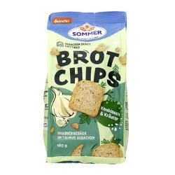 Produktfoto zu Brot Chips Knoblauch & Kräuter, 100 g