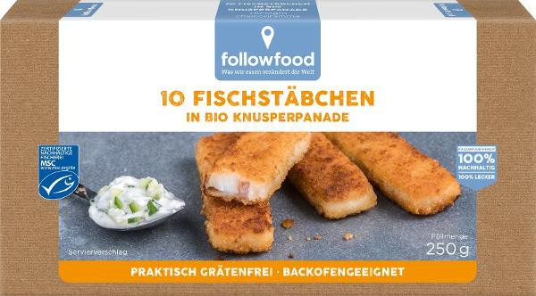 Produktfoto zu TK-Fischstäbchen paniert, 250 g