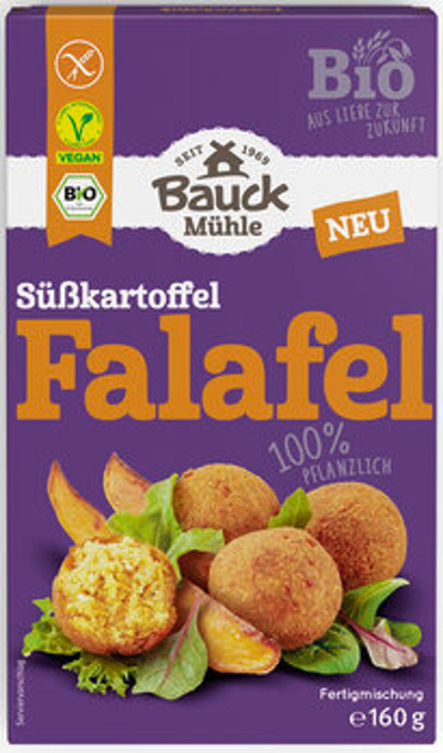 Produktfoto zu Süßkartoffel Falafel glutenfrei, 160 g