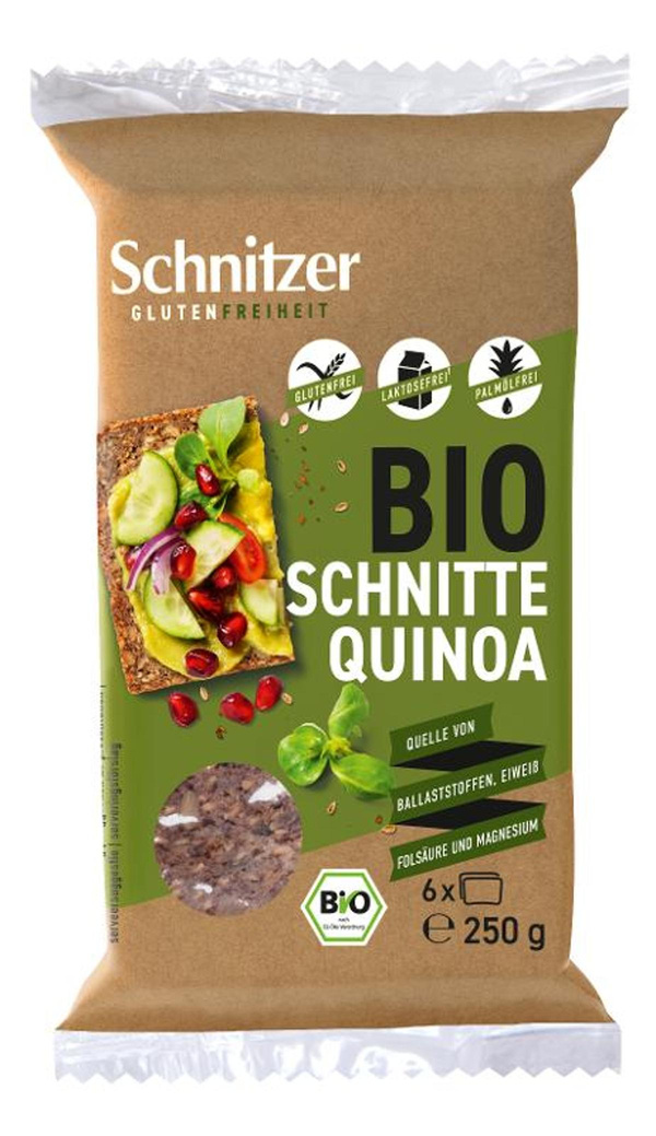 Produktfoto zu Quinoa Schnitten glutenfrei, 250 g