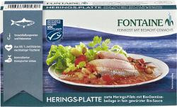 Produktfoto zu Heringsplatte mit Gemüse, 200 g