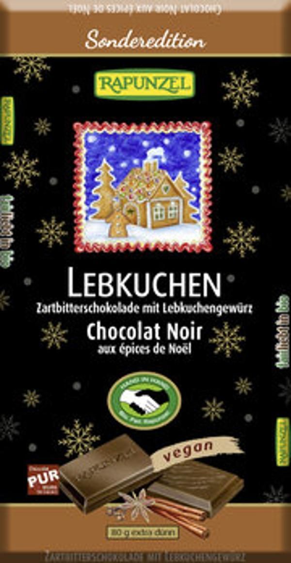 Produktfoto zu Lebkuchen Zartbitterschokolade vegan, 80 g