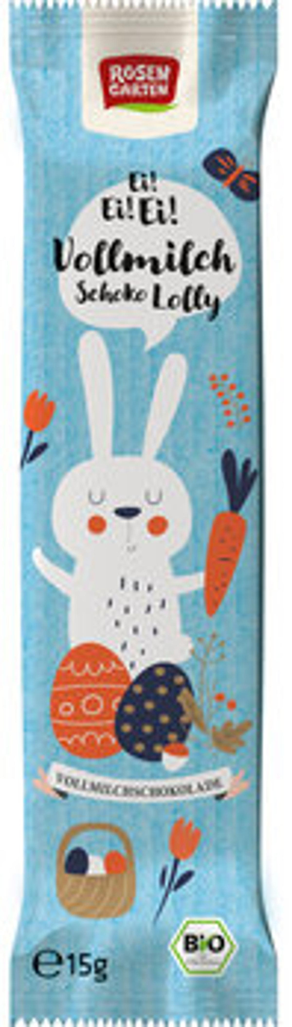 Produktfoto zu Vollmilch Schoko Lolly Hase