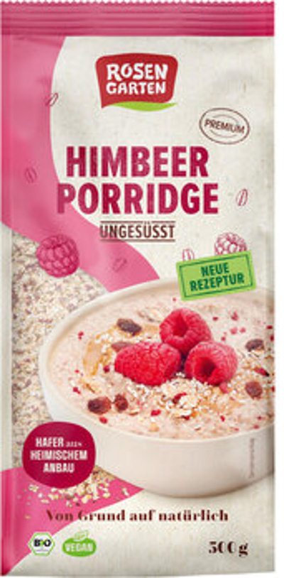 Produktfoto zu Himbeer Porridge ungesüßt, 500 g