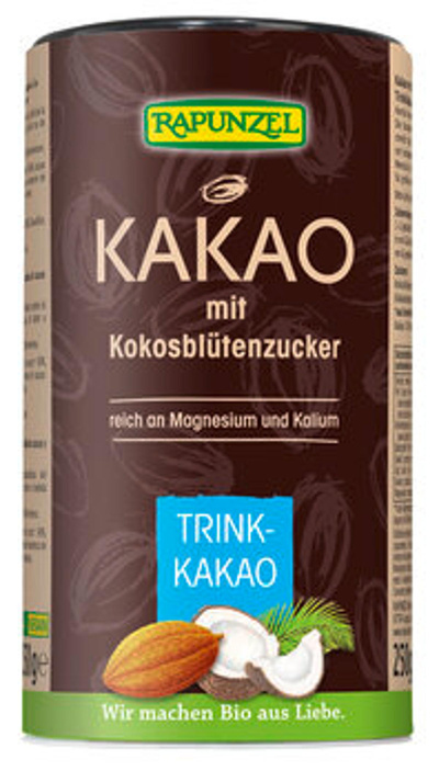 Produktfoto zu Kakao mit Kokosblütenzucker, 250 g