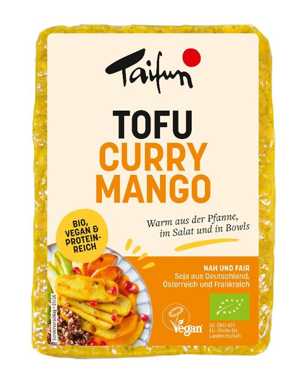 Produktfoto zu Tofu Curry-Mango, 200 g