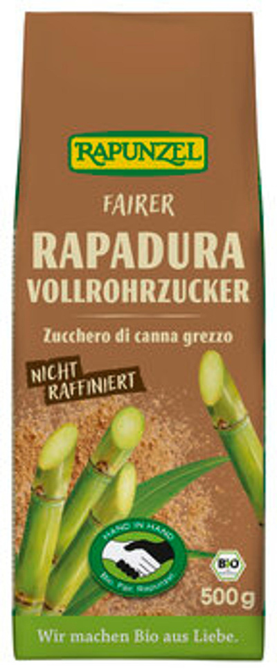 Produktfoto zu RAPADURA Vollrohrzucker, 500 g