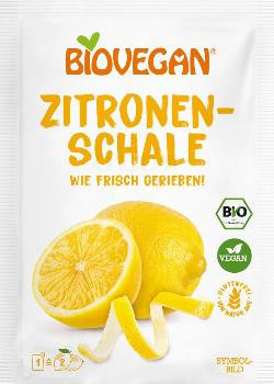 Produktfoto zu Zitronenschale gerieben, 9 g - Biovegan