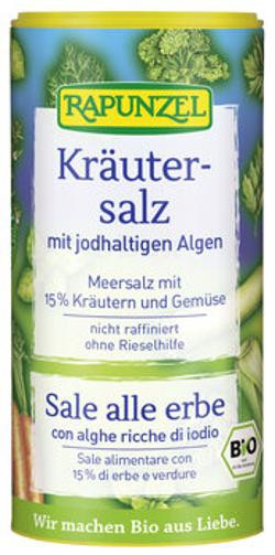 Produktfoto zu Kräutersalz jodiert Streudose, 125 g