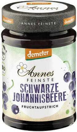 Produktfoto zu Schwarze Johannisbeere Fruchtaufstrich fein Demeter, 200 g