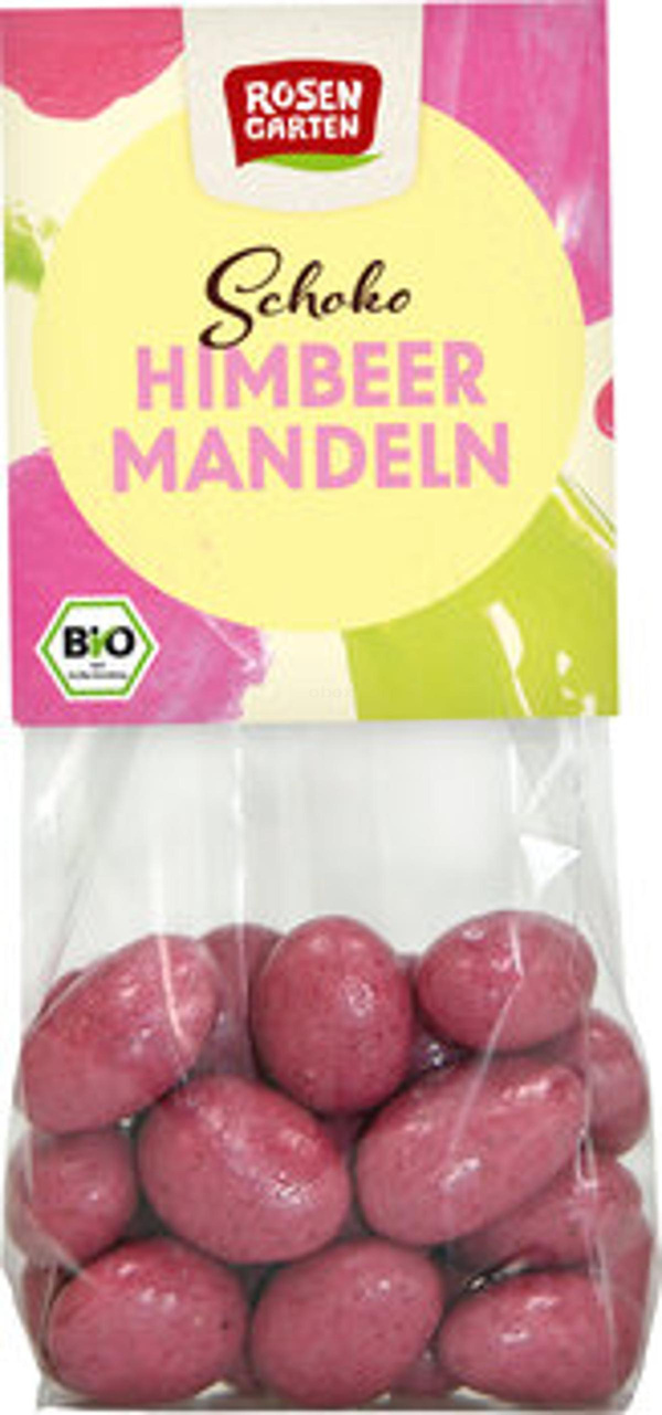 Produktfoto zu Schoko-Himbeer-Mandeln, 100 g
