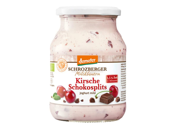 Produktfoto zu Joghurt Kirsche Schokosplits, 500 g