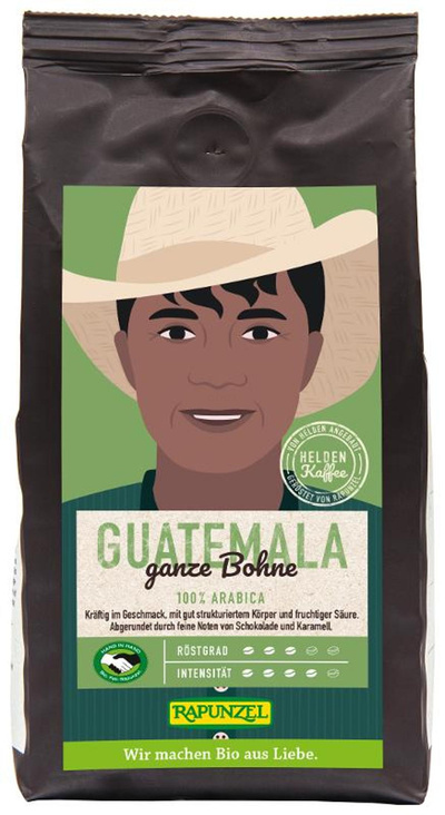 Produktfoto zu Heldenkaffee Guatemala ganz Bohne, 250 g