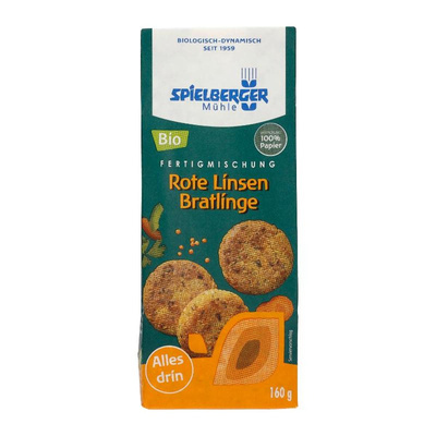 Produktfoto zu Rote Linsen Bratlinge vegan, 160 g