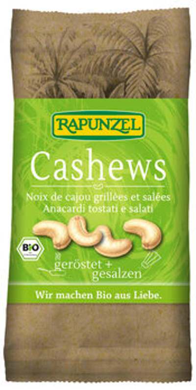 Produktfoto zu Cashews geröstet und gesalzen, 50 g