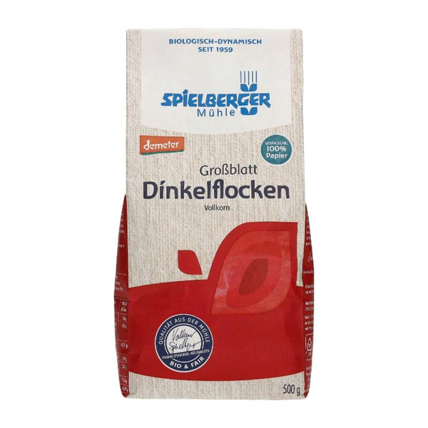 Produktfoto zu Dinkelflocken Großblatt, 500 g