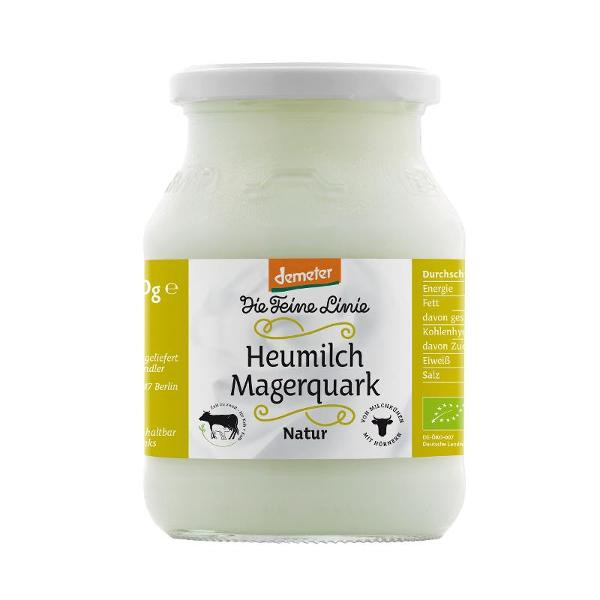 Produktfoto zu Heumilch Magerquark Demeter, 500 g