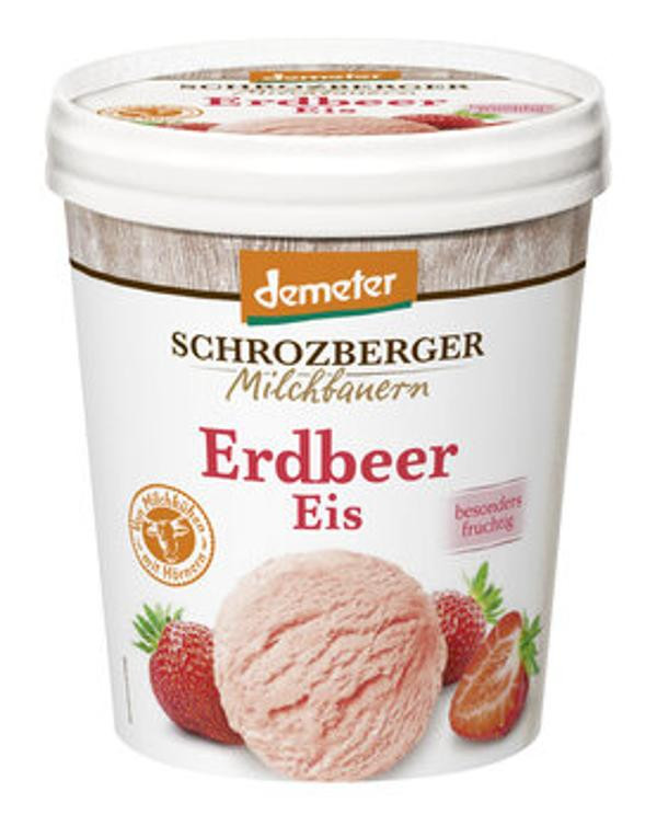 Produktfoto zu Erdbeer Eis, 500 ml