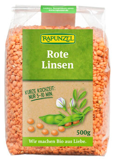 Produktfoto zu Linsen rot, 500 g