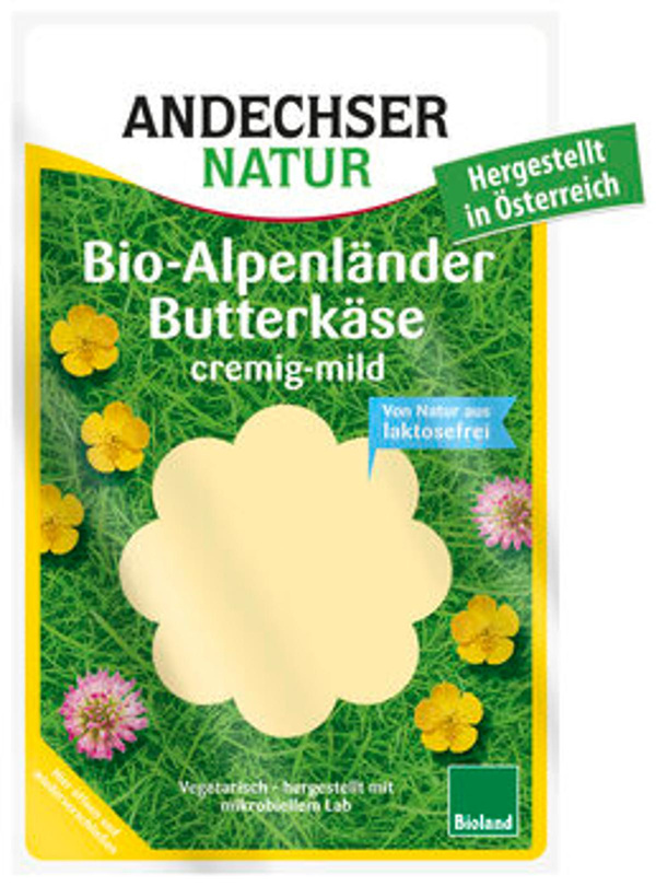 Produktfoto zu Alpenländer Butterkäse Scheiben, 150 g