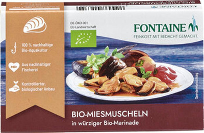 Produktfoto zu Miesmuscheln in Marinade, 120 g