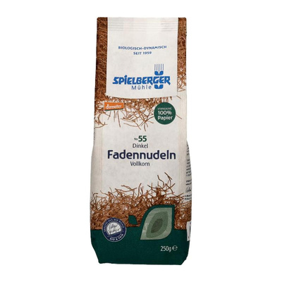 Produktfoto zu Vollkorn Dinkel Fadennudeln, 250 g