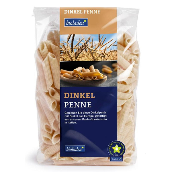 Produktfoto zu Dinkel Penne hell, 500 g