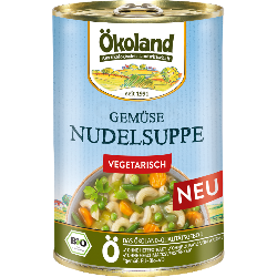 Produktfoto zu Gemüse-Nudelsuppe, 400 g