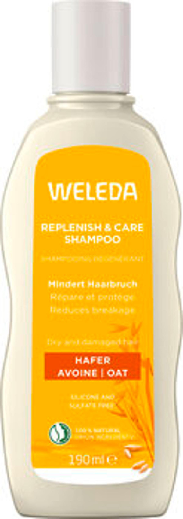 Produktfoto zu Hafer Shampoo Replenish & Care, 190 ml