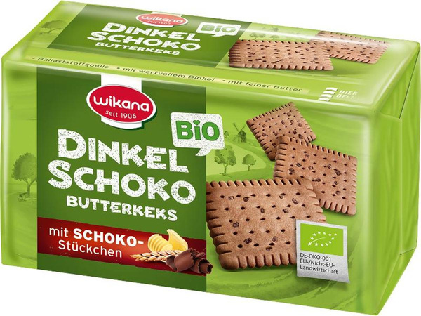 Produktfoto zu Dinkel Schoko Butterkeks, 200 g