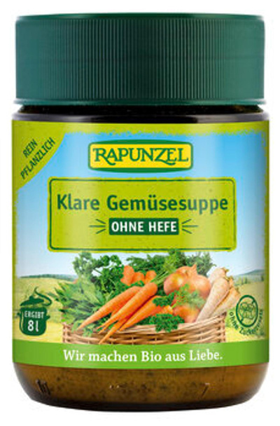 Produktfoto zu Klare Gemüsesuppe ohne Hefe, 140 g