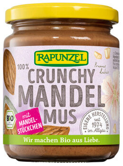 Produktfoto zu Mandelmus Crunchy, 250 g