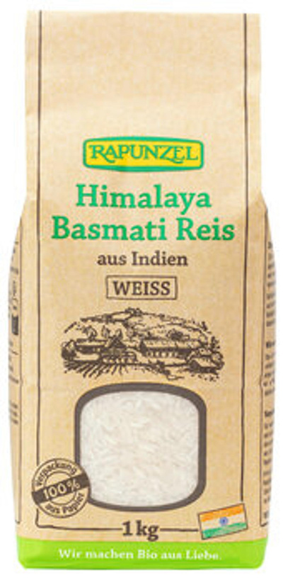 Produktfoto zu Himalaya Basmati Reis weiß, 1 kg