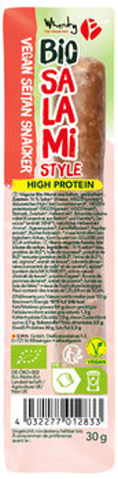 Produktfoto zu veganer Snacker Salami Style, 30 g