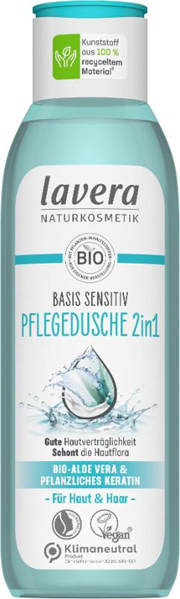 Produktfoto zu Basis sensitiv Pflegedusche 2in1, 250 ml