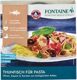 Produktfoto zu Thunfisch für Pasta Oliven, Kapern & Tomaten, 200 g