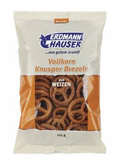 Produktfoto zu Vollkorn Knusperbrezel mit Salz, 125 g