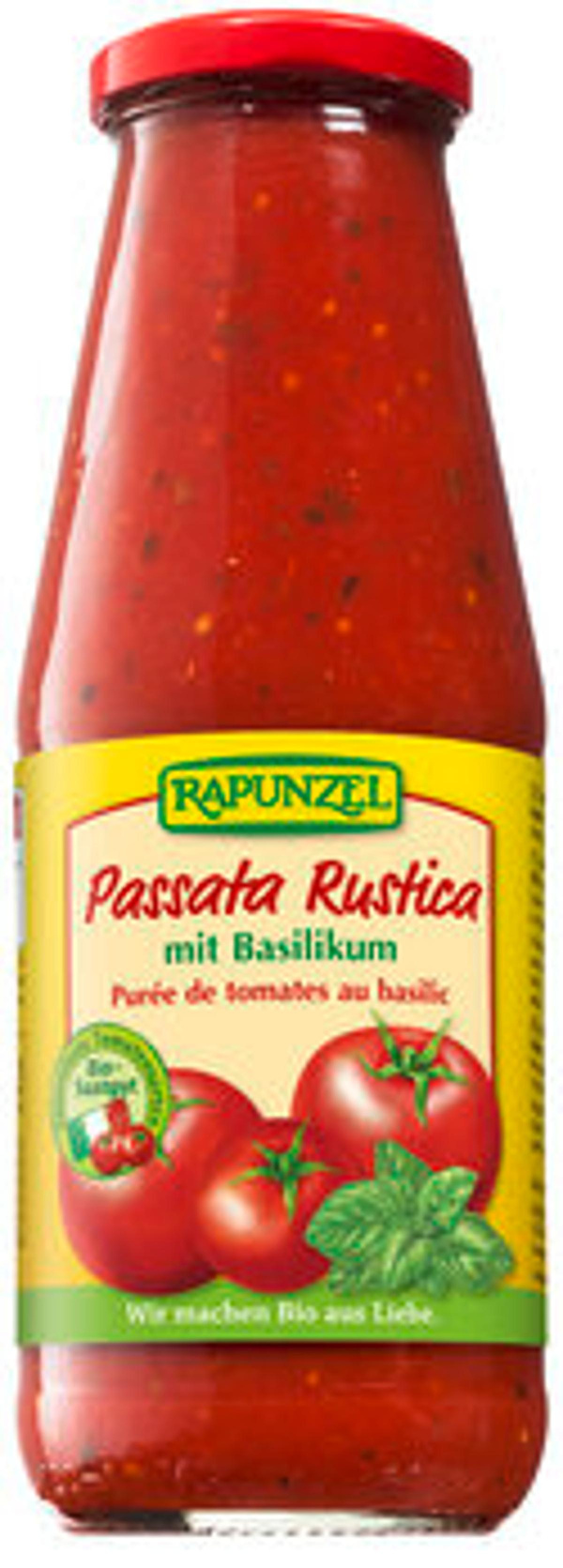 Produktfoto zu Passata Rustica mit Basilikum, 680 g