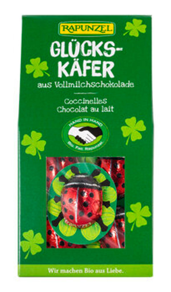 Produktfoto zu Glückskäfer aus Vollmilchschokolade, 100 g
