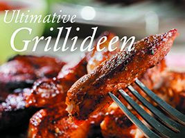 Bild mit Bio-Grillfleisch