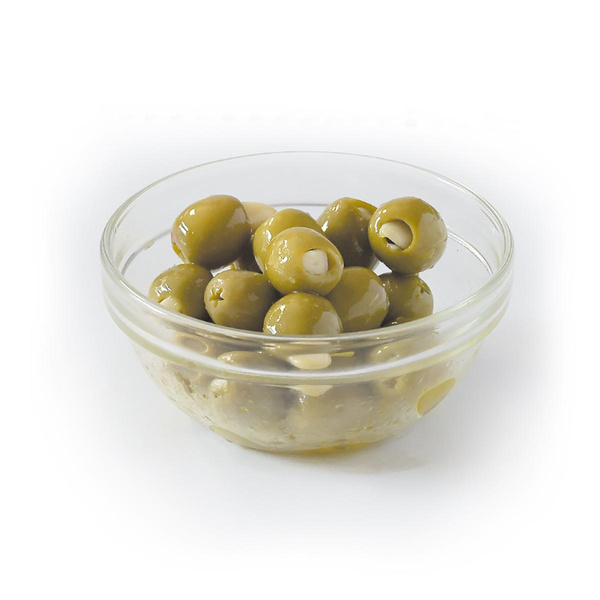 Produktfoto zu Grüne Oliven mit Knoblauchfüllung