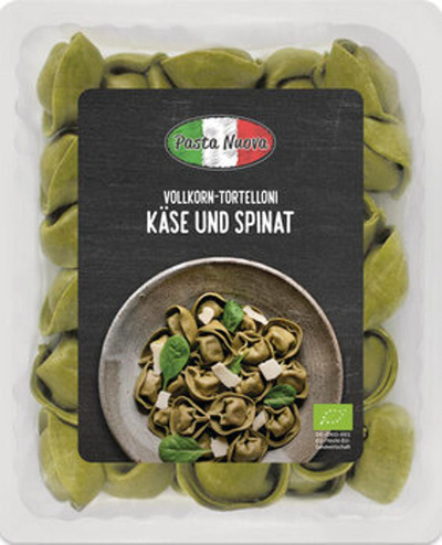 Produktfoto zu Vollkorn-Tortelloni Käse-Spinat, 250 g