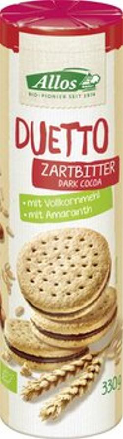 Produktfoto zu Duetto Zartbitter Doppelkekse, 330 g