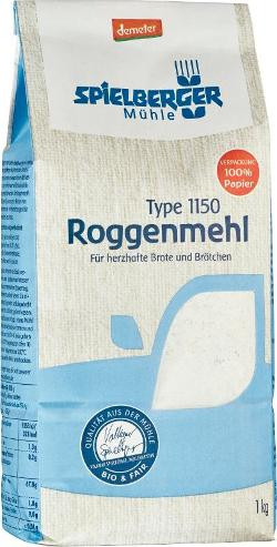 Produktfoto zu Roggenmehl Type 1150, 1 kg