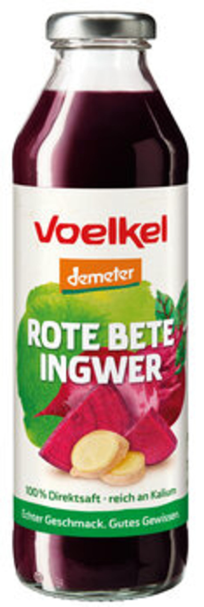 Produktfoto zu Rote Bete Ingwer Saft, 8x0,5 l