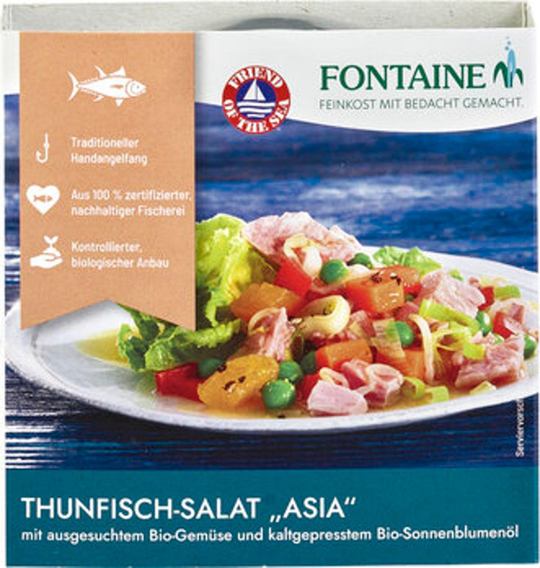 Produktfoto zu Thunfischsalat Asia, 200 g