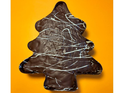 Produktfoto zu Weihnachtsbaum Schoko, 200 g - Steinofenbäcker